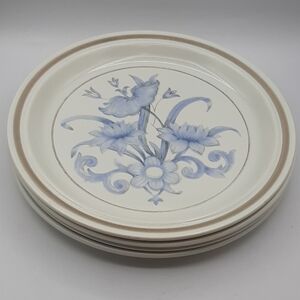 Royal Doulton Inspiration Set Of 4 Dinner Plates 10 3/8" Lambeth Stoneware NEW